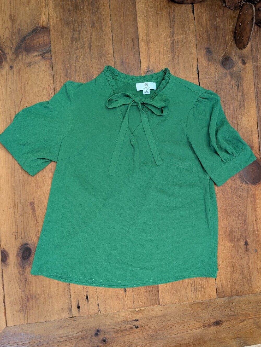 Cece Tie Neck Blouse